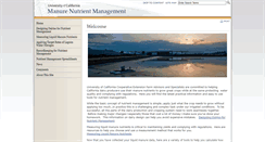 Desktop Screenshot of manure.ucdavis.edu