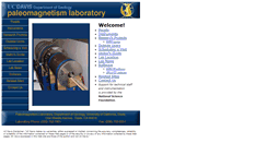 Desktop Screenshot of paleomag.geology.ucdavis.edu