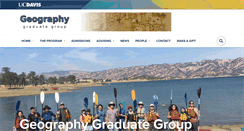 Desktop Screenshot of geography.ucdavis.edu
