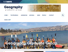 Tablet Screenshot of geography.ucdavis.edu