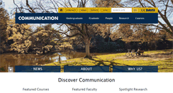 Desktop Screenshot of communication.ucdavis.edu