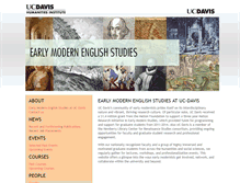 Tablet Screenshot of earlymodernstudies.ucdavis.edu