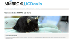 Desktop Screenshot of mmrrc.ucdavis.edu