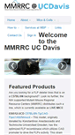Mobile Screenshot of mmrrc.ucdavis.edu