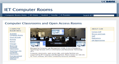 Desktop Screenshot of clm.ucdavis.edu