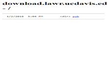 Tablet Screenshot of download.lawr.ucdavis.edu