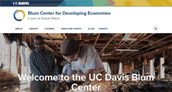 Desktop Screenshot of blumcenter.ucdavis.edu