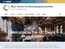 Tablet Screenshot of blumcenter.ucdavis.edu