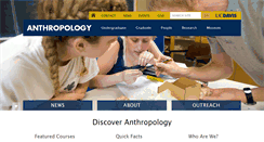 Desktop Screenshot of anthropology.ucdavis.edu