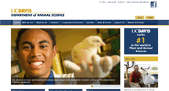 Desktop Screenshot of animalscience.ucdavis.edu