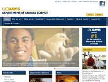 Tablet Screenshot of animalscience.ucdavis.edu