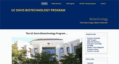 Desktop Screenshot of biotech.ucdavis.edu