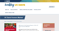 Desktop Screenshot of farmersmarket.ucdavis.edu