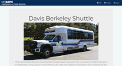 Desktop Screenshot of berkbus.ucdavis.edu