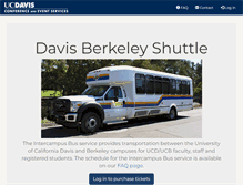 Tablet Screenshot of berkbus.ucdavis.edu