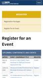 Mobile Screenshot of conferences.ucdavis.edu