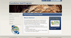 Desktop Screenshot of fsp.ucdavis.edu