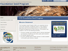 Tablet Screenshot of fsp.ucdavis.edu