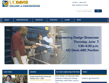 Tablet Screenshot of engineering.ucdavis.edu