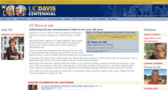 Desktop Screenshot of centennial.ucdavis.edu