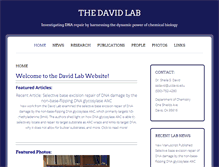 Tablet Screenshot of davidlab.ucdavis.edu
