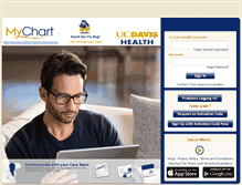 Tablet Screenshot of mychart.ucdavis.edu