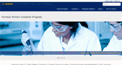 Desktop Screenshot of forensicscience.ucdavis.edu