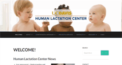 Desktop Screenshot of lactation.ucdavis.edu