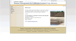 Desktop Screenshot of manuremanagement.ucdavis.edu