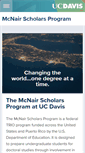 Mobile Screenshot of mcnair.ucdavis.edu