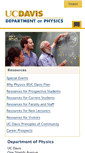 Mobile Screenshot of physics.ucdavis.edu