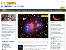 Tablet Screenshot of physics.ucdavis.edu