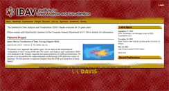 Desktop Screenshot of idav.ucdavis.edu