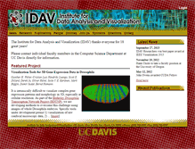 Tablet Screenshot of idav.ucdavis.edu