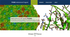 Desktop Screenshot of pioms.ucdavis.edu