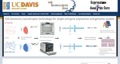 Desktop Screenshot of dnatech.genomecenter.ucdavis.edu