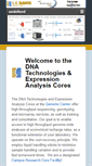 Mobile Screenshot of dnatech.genomecenter.ucdavis.edu