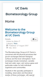 Mobile Screenshot of biomet.ucdavis.edu