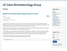 Tablet Screenshot of biomet.ucdavis.edu