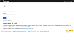 Desktop Screenshot of bioshare.bioinformatics.ucdavis.edu