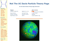 Desktop Screenshot of particle.physics.ucdavis.edu