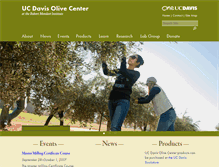 Tablet Screenshot of oliveoil.ucdavis.edu