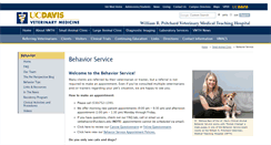 Desktop Screenshot of behavior.vetmed.ucdavis.edu