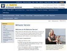 Tablet Screenshot of behavior.vetmed.ucdavis.edu