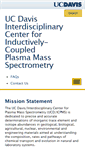 Mobile Screenshot of icpms.ucdavis.edu