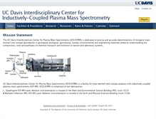 Tablet Screenshot of icpms.ucdavis.edu