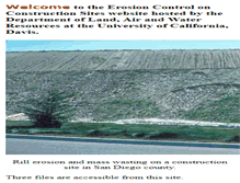 Tablet Screenshot of erosion.lawr.ucdavis.edu