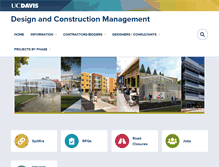 Tablet Screenshot of dcm.ucdavis.edu