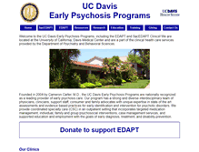 Tablet Screenshot of earlypsychosis.ucdavis.edu