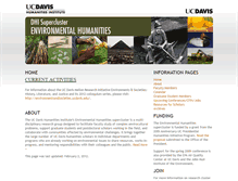 Tablet Screenshot of environmentalhumanities.ucdavis.edu